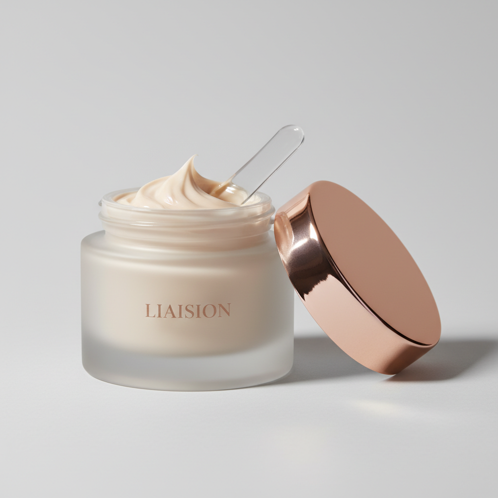 Liaison Overnight Repair Body Mask – Close-up of Jar and Texture