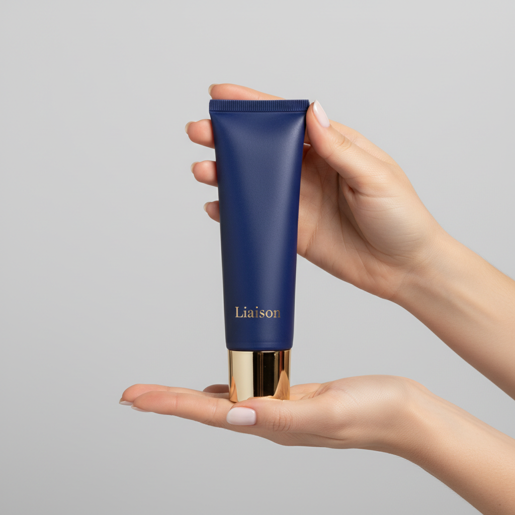 Liaison Velvet Hand Cream – Female Model Holding Product