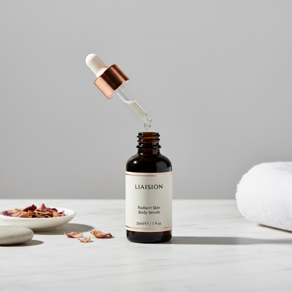 Liaison Radiant Skin Body Serum – Bathroom Lifestyle Scene