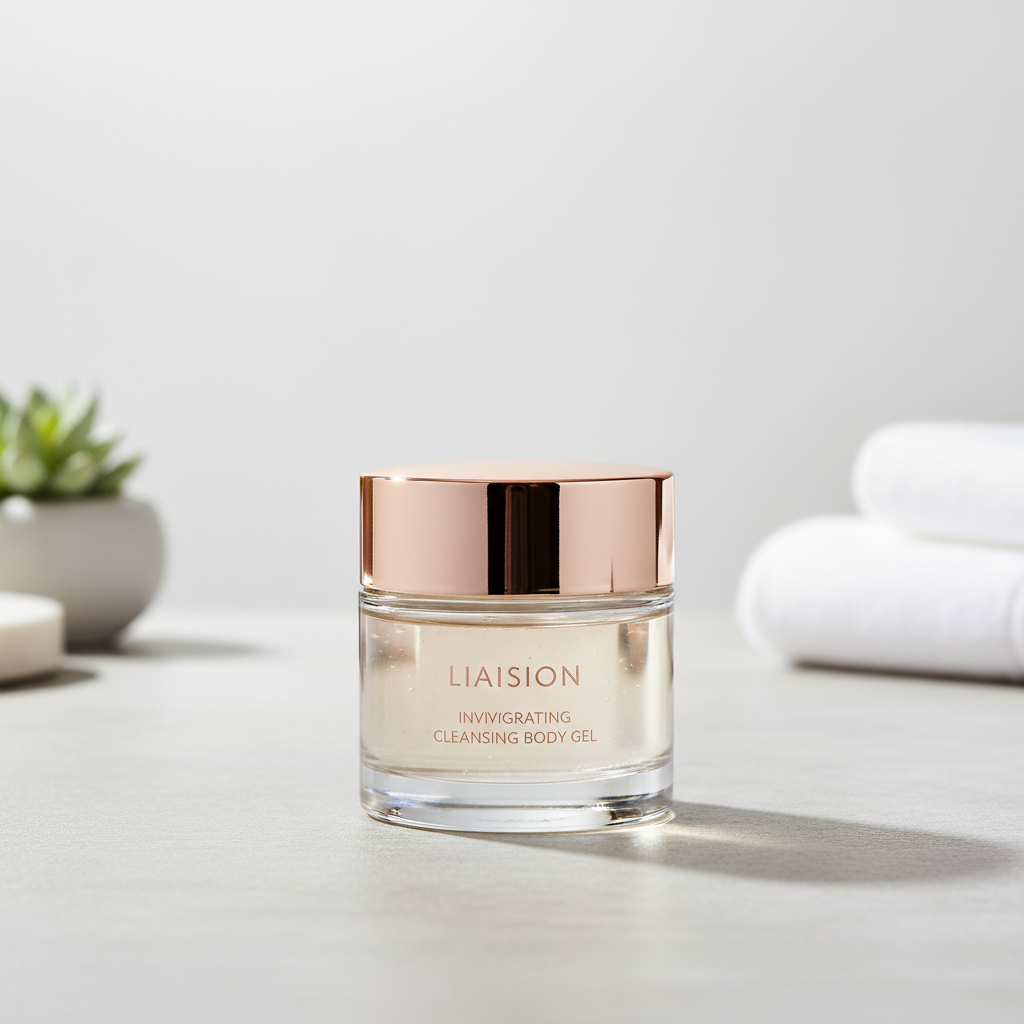 Liaison Invigorating Cleansing Body Gel – Bathroom Lifestyle Scene