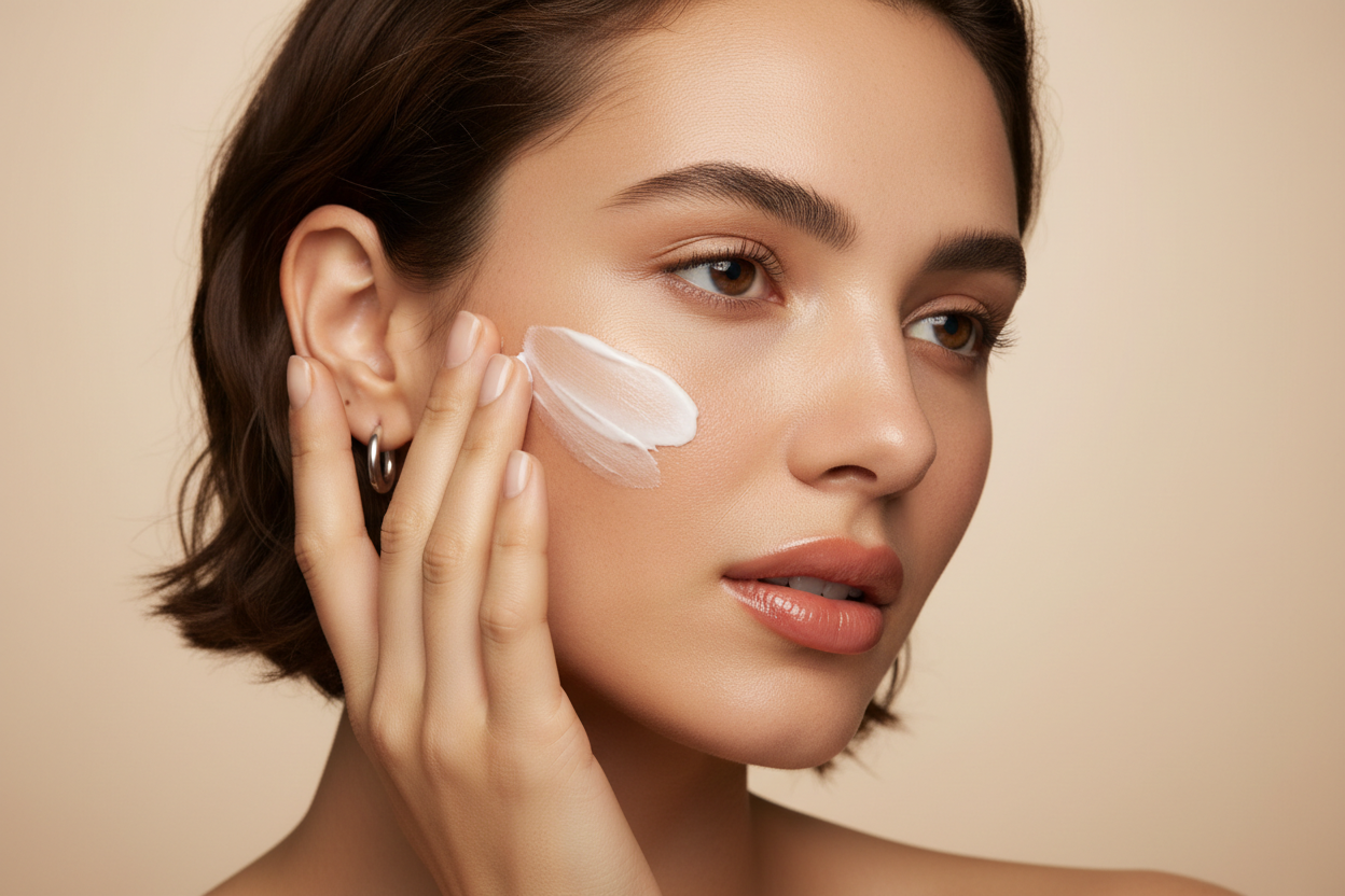 Luxury Skincare Campaign - Moisturizer Application