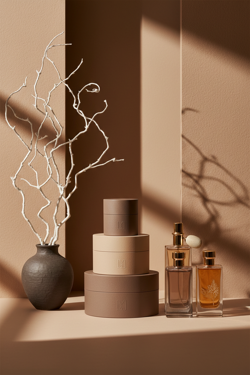 Premium Skincare & Fragrance Display